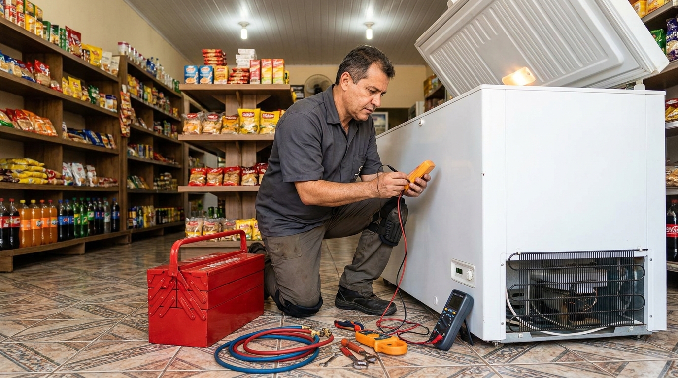 Ajuste de Temperatura do Freezer em Jundiaí‑SP