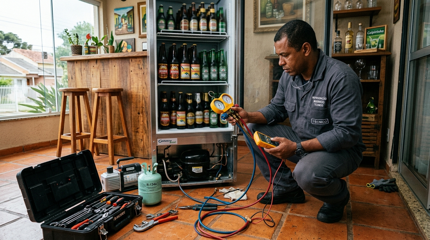 Técnico de refrigeração comercial perto de mim em Jundiaí‑SP