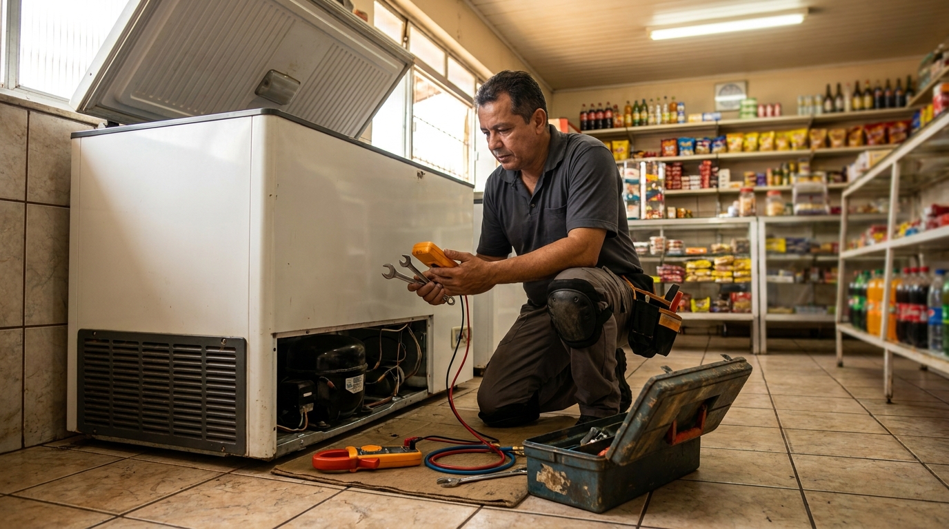 Técnico de freezer perto de mim em Jundiaí‑SP